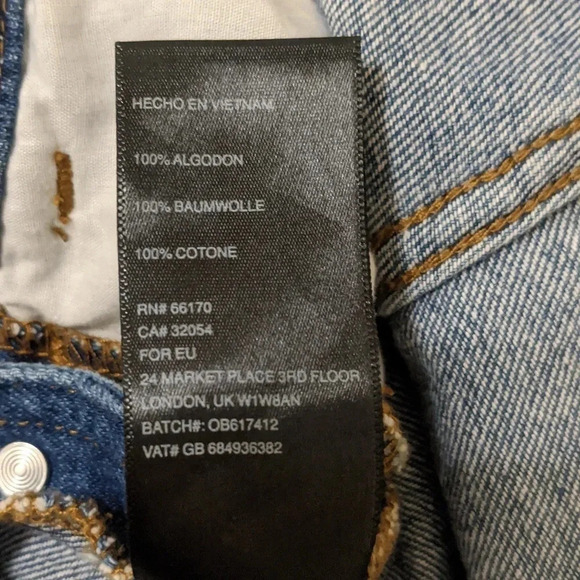 BDG by Urban Outfitters Overall Shorts, Color Blue Size XS-TP - Picture 13 of 13